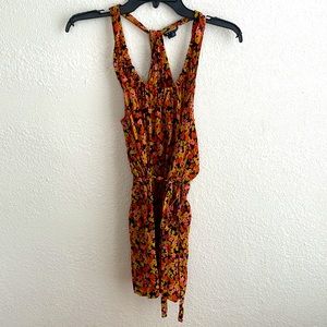 Theory floral silk blouse (L) or mini dress (XS)